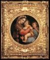 Madonna della Seggiola encadrée Renaissance Raphaël